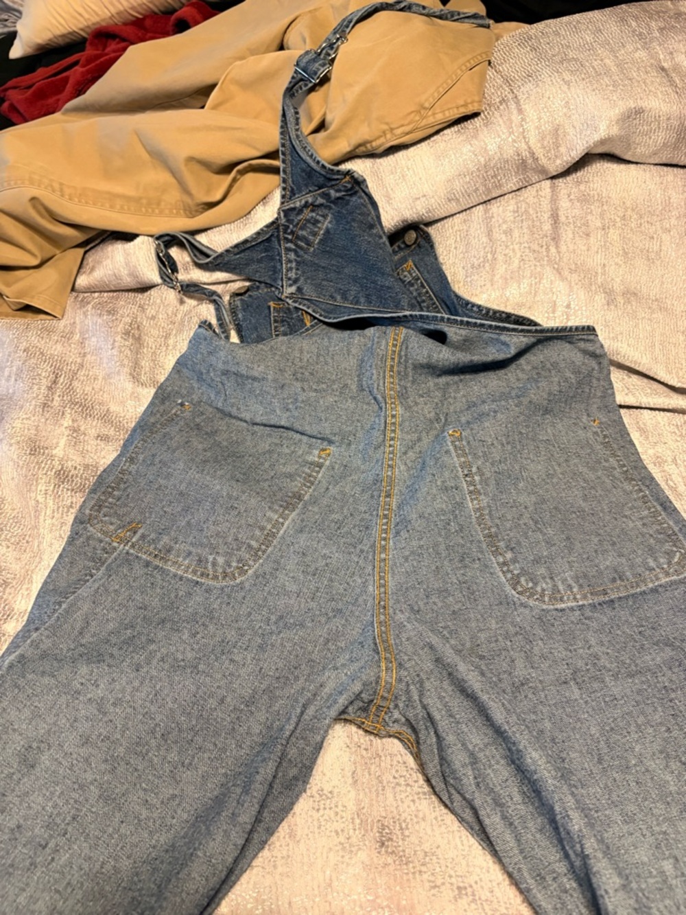 Polo by Ralph Lauren Medium Blue Denim Women's Overalls - Picture 5 of 7